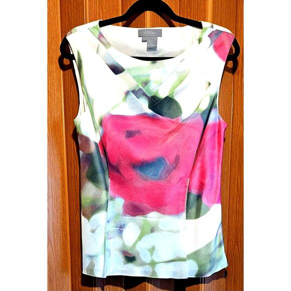 Eccoci Tops - Eccoci Size 10 Silk Sleeveless blouse
